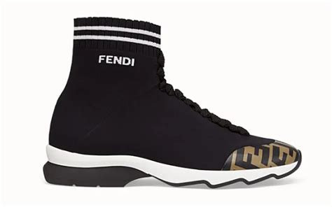 used fendi sock sneakers|fendi suede sneakers.